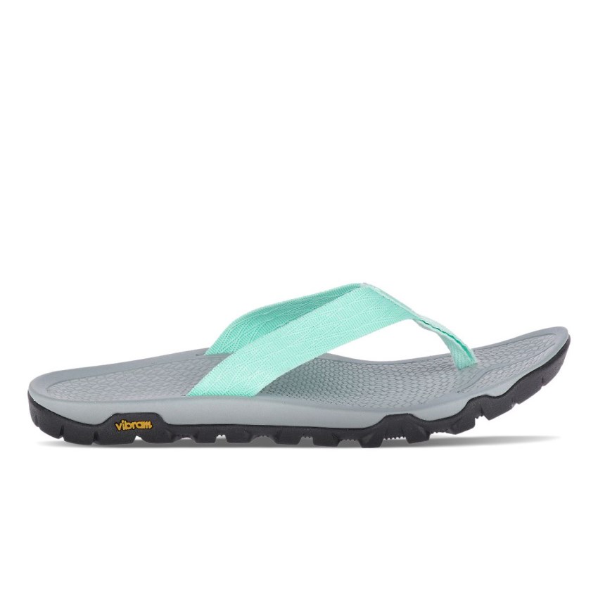 Tong Merrell Breakwater Grise/Turquoise Femme | M.S.HUSJ